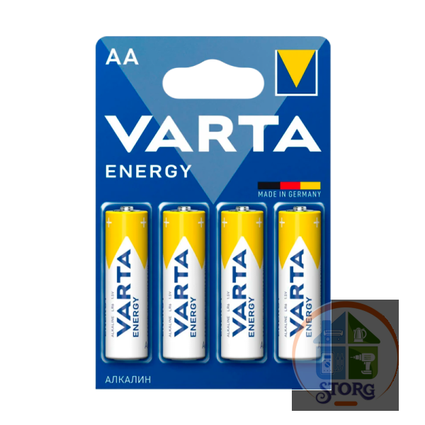 Элемент питания VARTA LR6/4BL ENERGY 4106 (4/80/400)