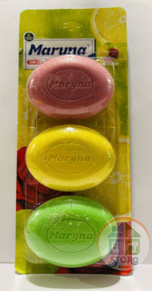 Туалетное мыло MARYNA МИКС БЛИСТЕР 100г (*3*20) (Турция)