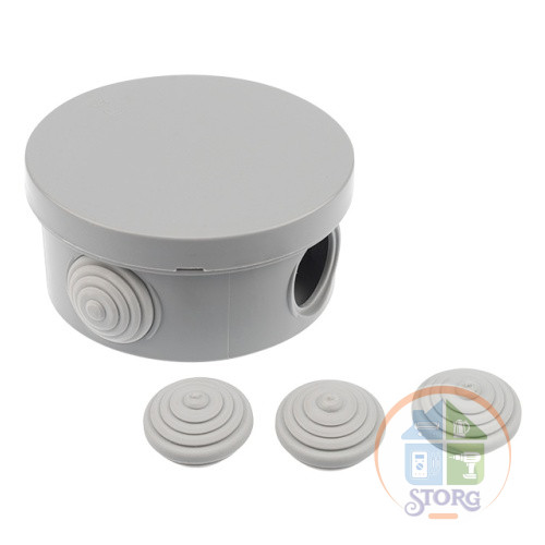 Коробка распаячная ОУ, O 65х40 мм, IP54 (УПр 65/40.1.3) REXANT