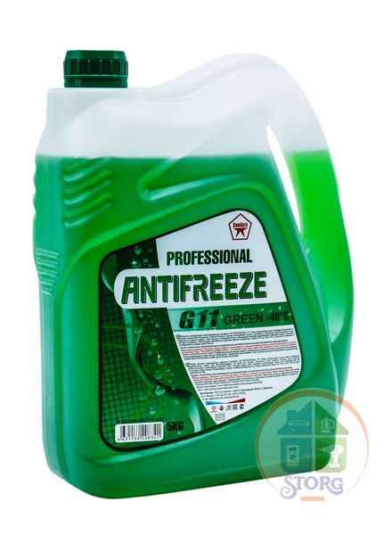 Антифриз -40 PROFFESIONAL G11 GREEN / 5 кг /ХИМАВТО