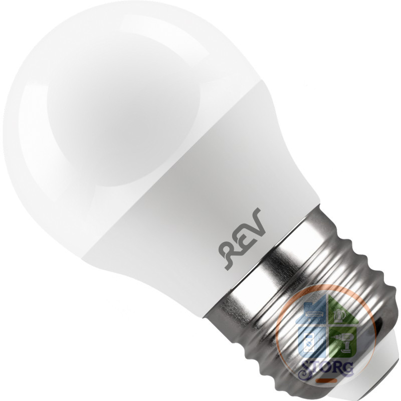 Светодиодная лампа REV LED G45 Е27 11W, 4000K, нейтральный свет