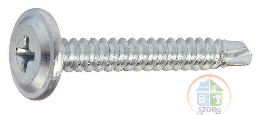 Саморез с прессшайбой СММ 4,2x51 сверло (300 ЮМК)