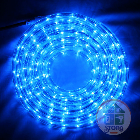 Гирлянда светодиодная Шланг-Змея уличная дюралайт Led  10м (синяя)