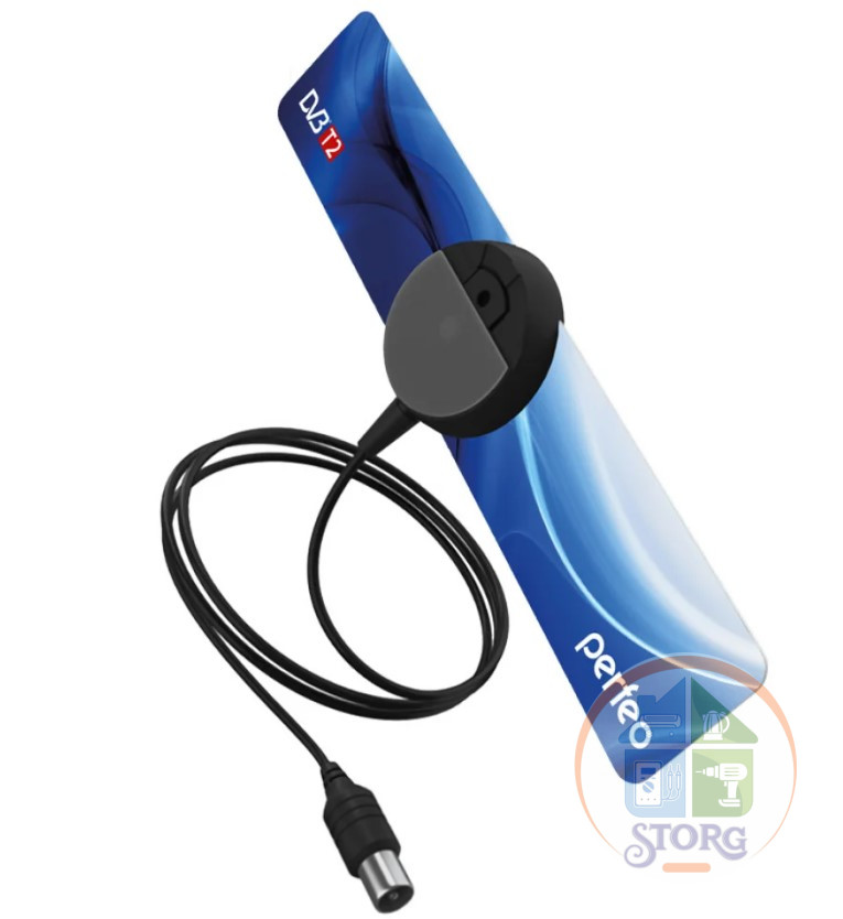Perfeo ТВ антенна "FLAT+", активная, встр. усилитель, DVB-T2 (PF-TV2169)(BAS-5111) Perfeo ТВ антенна "FLAT+", активная, встр. усилитель, DVB-T2 (PF-TV2169)(BAS-5111)