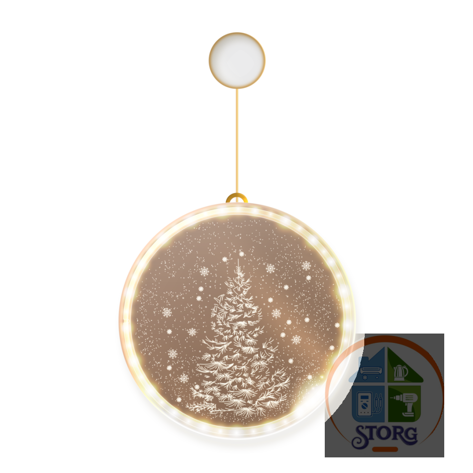 Рождественский светильник автономный CHRISTMAS TREE 3D ROUND, REV Ritter