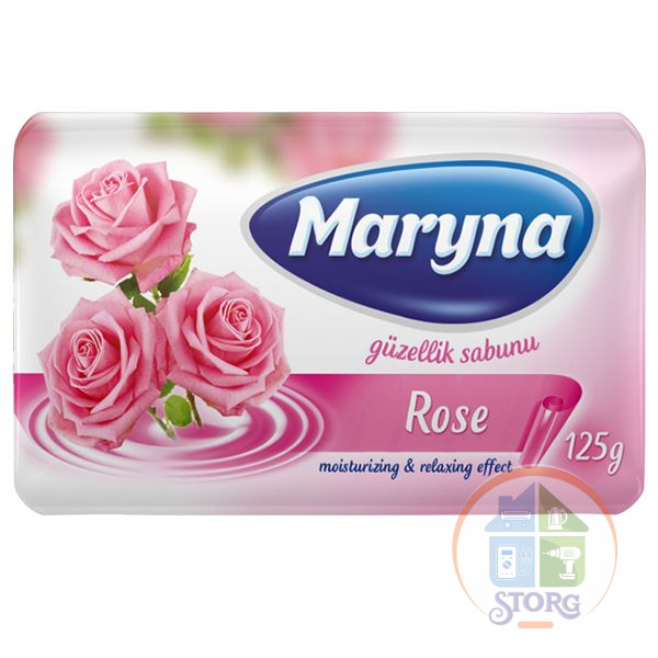 Туалетное мыло MARYNA Роза 125г *6*48 (Турция)