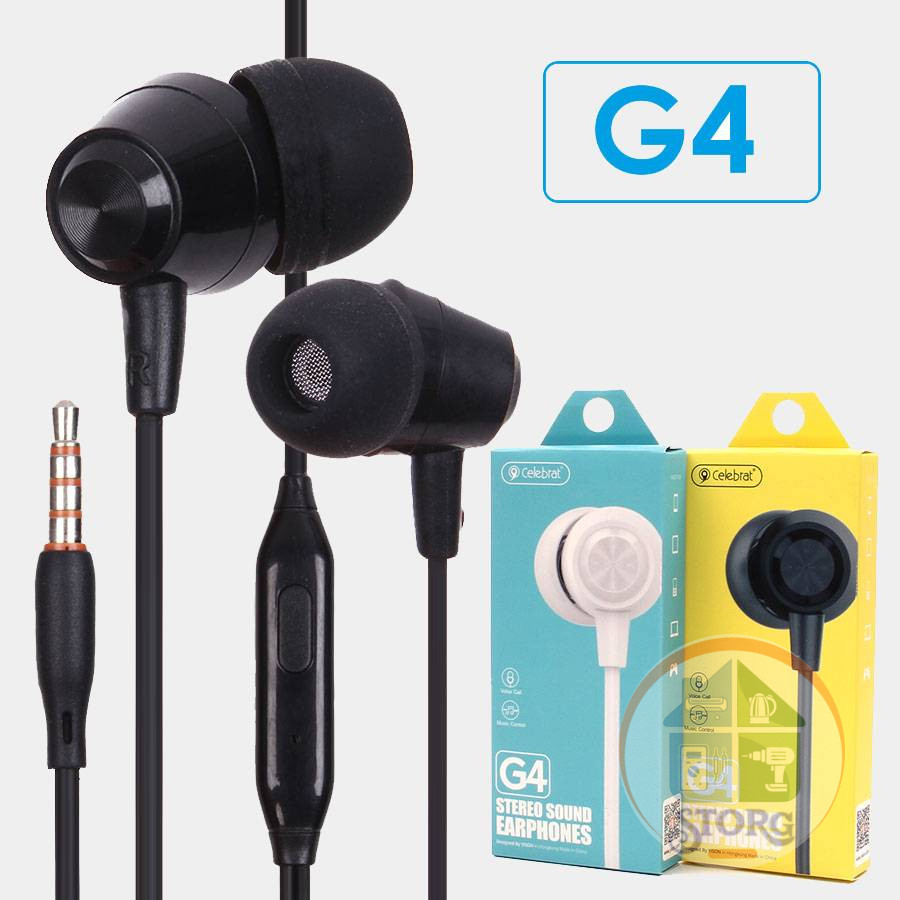 Проводные наушники Celebrat G4 (Black)