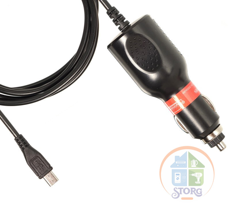 АЗУ S-TORG LP2 V8 5V/2A + кабель MicroUsb 1500mm  (прямой-штекер) в целлофане