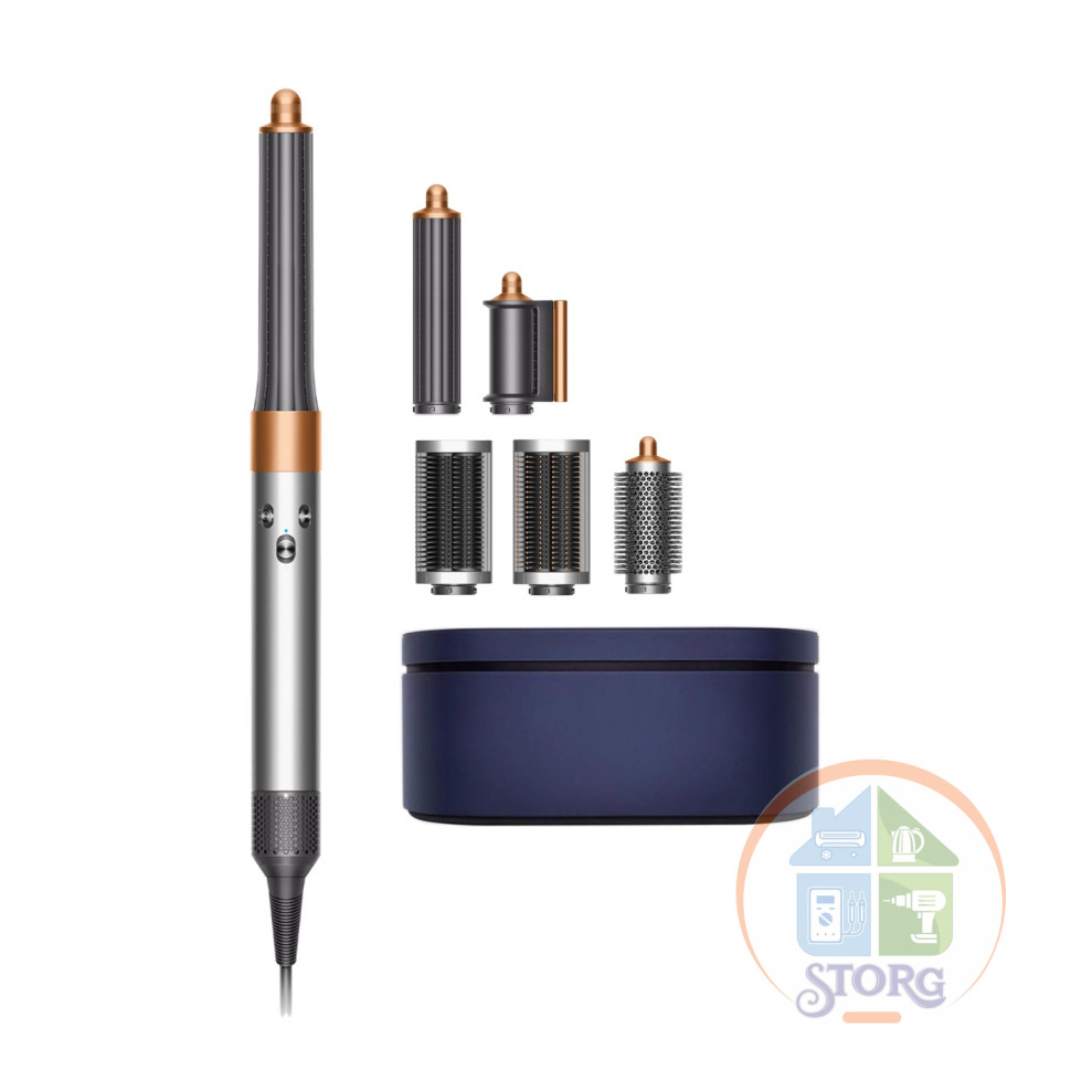 Мультистайлер Dyson HS05 Complete Long Made in Malaysia (Яркий никель и яркая медь) Гар.30дн.