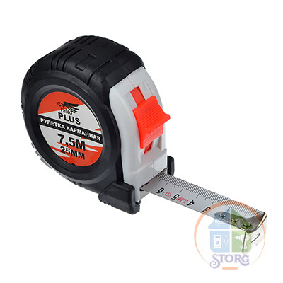 Рулетка карманная FALCO PLUS, 7.5м*25мм