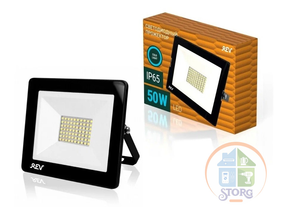 Прожектор Ultra Slim 50W, 6500К, REV