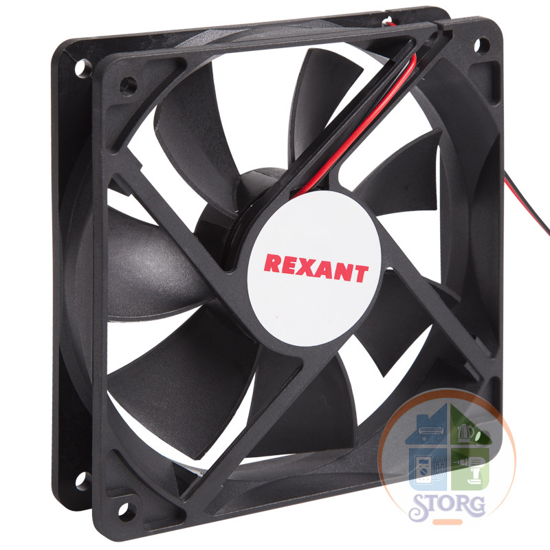 Вентилятор осевой RX 12025MS, DC 24В REXANT