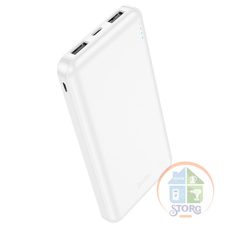 Внешний АКБ (Power bank) HOCO J100 High-ranking 10000 mAh QC3.0/2.0 (белый)