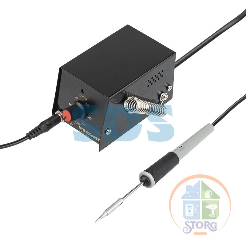 Паяльная станция REXANT (мини) 220V/8 Вт (ZD-927)