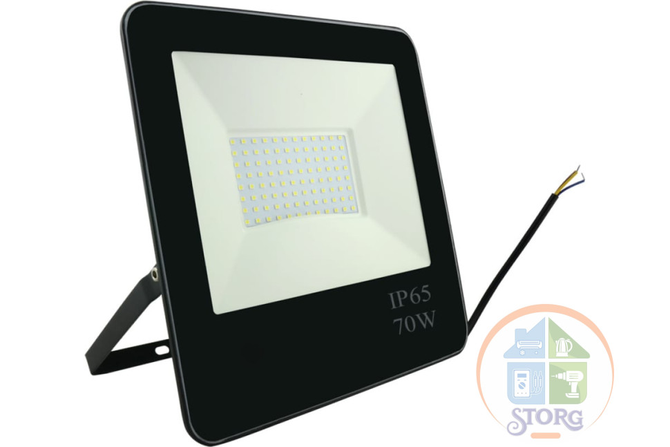 Прожектор LT-FL-02-IP65- 70W-6500K LED Прожектор LT-FL-02-IP65- 70W-6500K LED