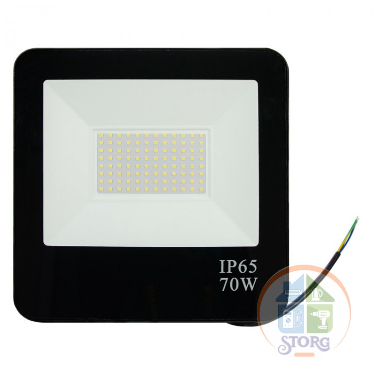 Прожектор LT-FL-02-IP65- 70W-6500K LED Прожектор LT-FL-02-IP65- 70W-6500K LED