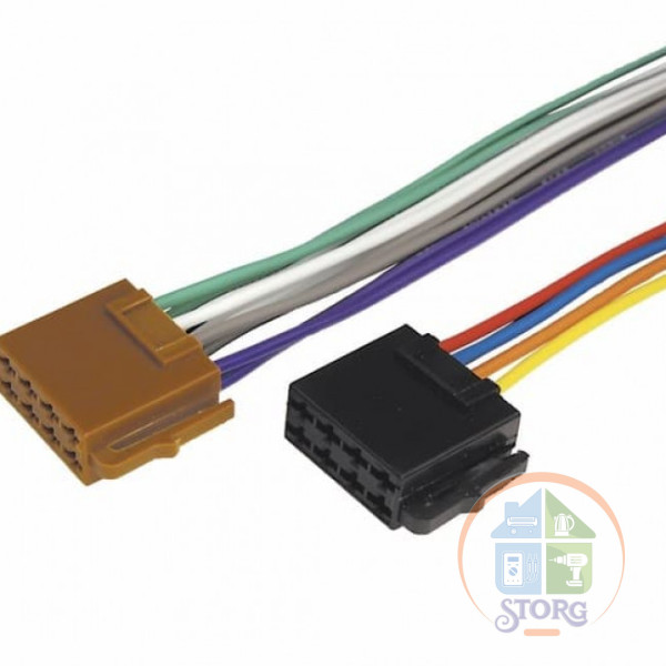 Разъемы для автомагнитол  "Евро" ISO 2 гнезда АКУСТИКА+ПИТАНИЕ REXANT