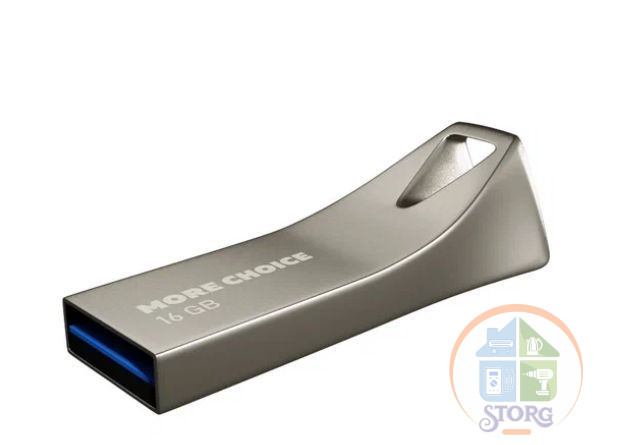 USB Флеш накопитель 128GB 3.0 More Choice MF128m металл (Silver)