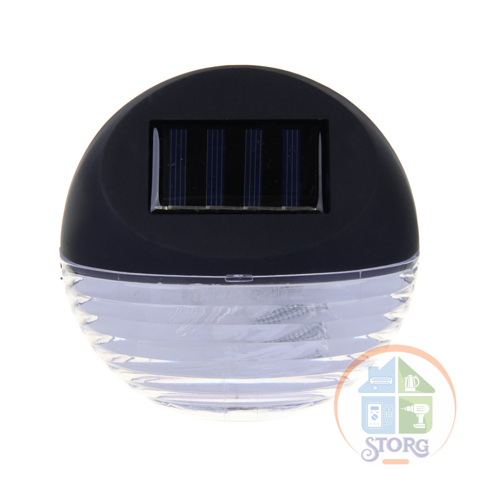 Фонарь садовый на солнечной батарее INBLOOM, 11х11х4.4см, 2LED, шампань,1x1.2V 200mAh NI-MH, пластик