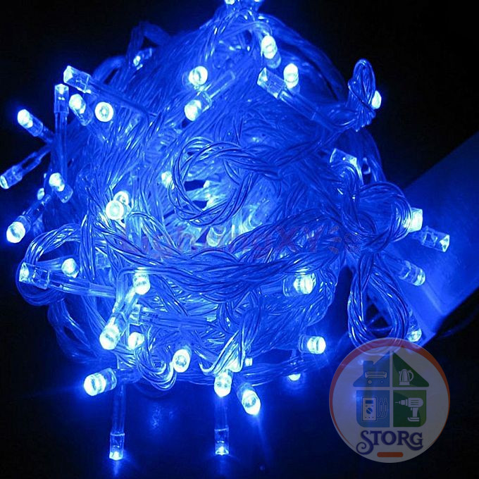 Гирлянда светодиодная S-TORG Led 100 (синяя)