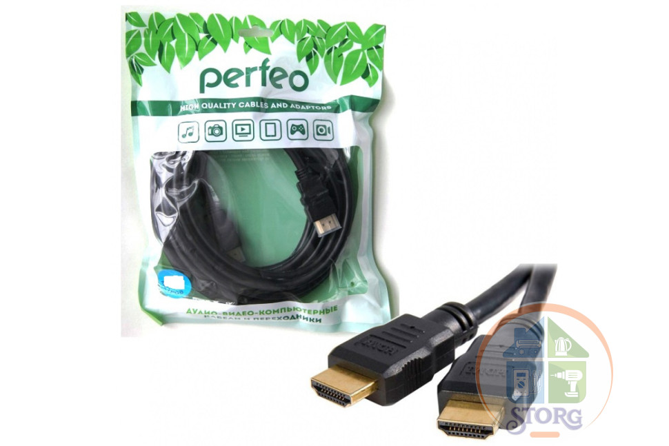 PERFEO Кабель HDMI A вилка - HDMI A вилка, ver.1.4, длина 3 м. (H1004)
