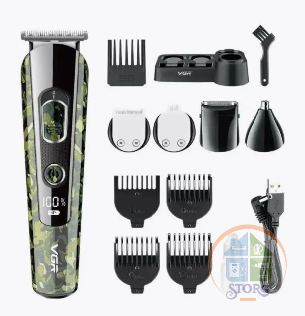 Машинка для стрижки / Набор 5в1 VGR V-102 Professional , 150 мин
