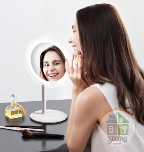 Зеркало для макияжа Xiaomi Amiro Lux High Color, White