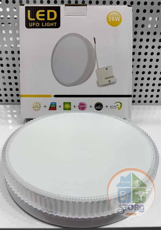 Светильник хрустальный настенно-потолочный AKKOSTAR 48W/85-265V круглый (6500K)