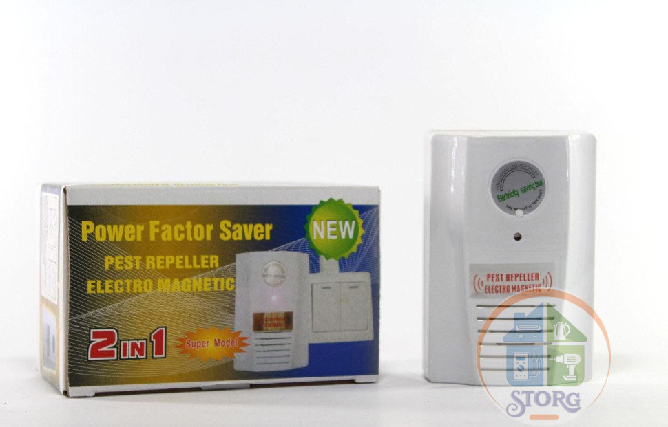 Энергосберегатель и отпугиватель 2 в 1 Power saver Pest reppeler