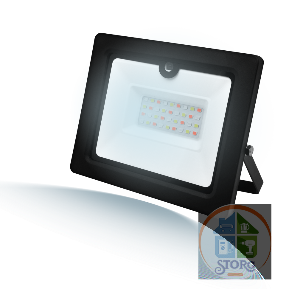Прожектор RGB, 50Вт, IP65, с пультом ДУ, Ritter