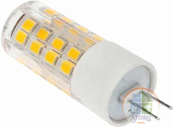 Светодиодная лампа Rexant капсульного типа JD-CORN G4 230В 5,5Вт 2700K (поликарбонат), теплый свет