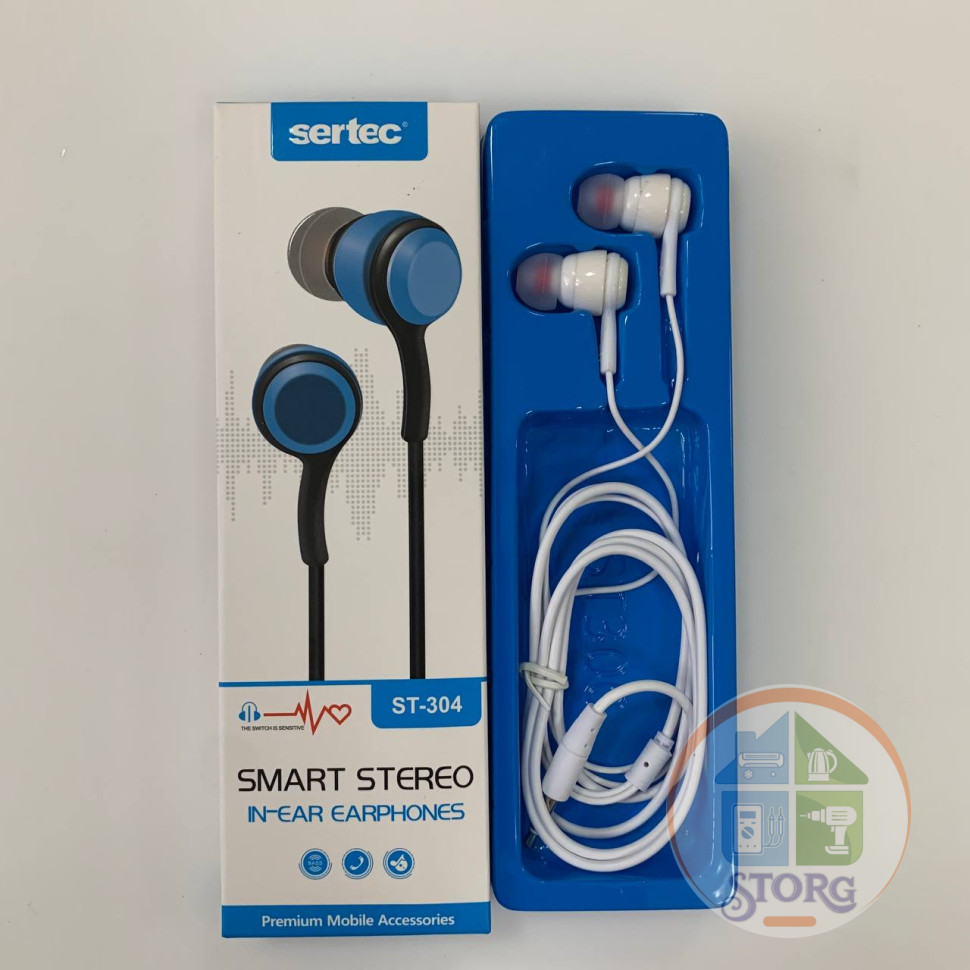 Вакуумные внутриканальные наушники SerteC ST-304 (white)