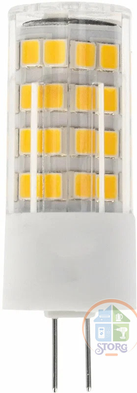Светодиодная лампа Rexant капсульного типа JD-CORN G4 230В 5,5Вт 4000K (поликарбонат), нейтрал.свет