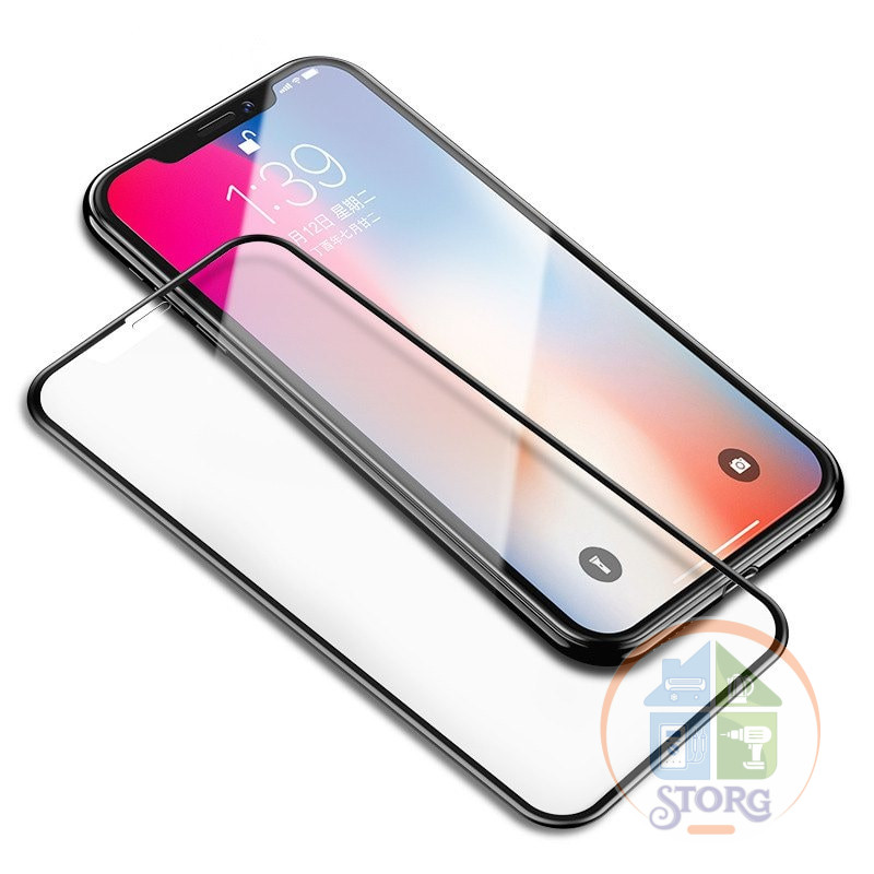 Стекло 9D для iPhone 6 Plus/6s Plus (Белый)
