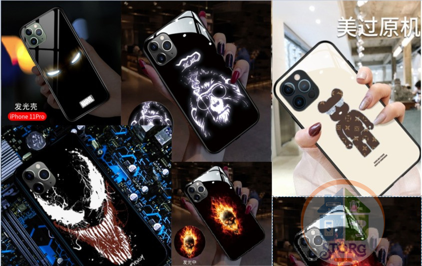 Чехол для iPhone 12 Pro Max Eye of Steel (E14) флуоресцентный рисунок глаза чёрный