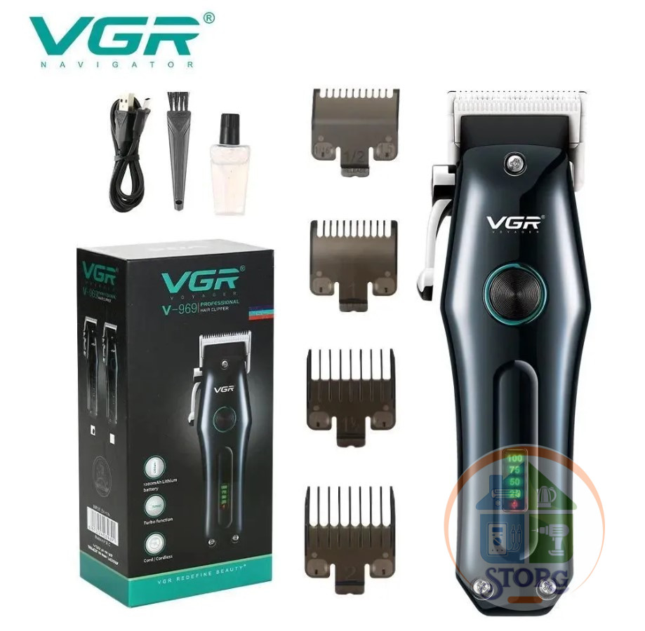 Машинка для стрижки VGR V-969 Professional , 180 мин, от акб , от сети