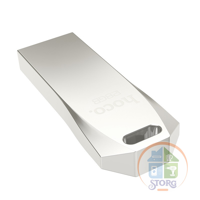 Флеш-накопитель HOCO 128Gb USB2.0 UD4 Intelligent Серебристый