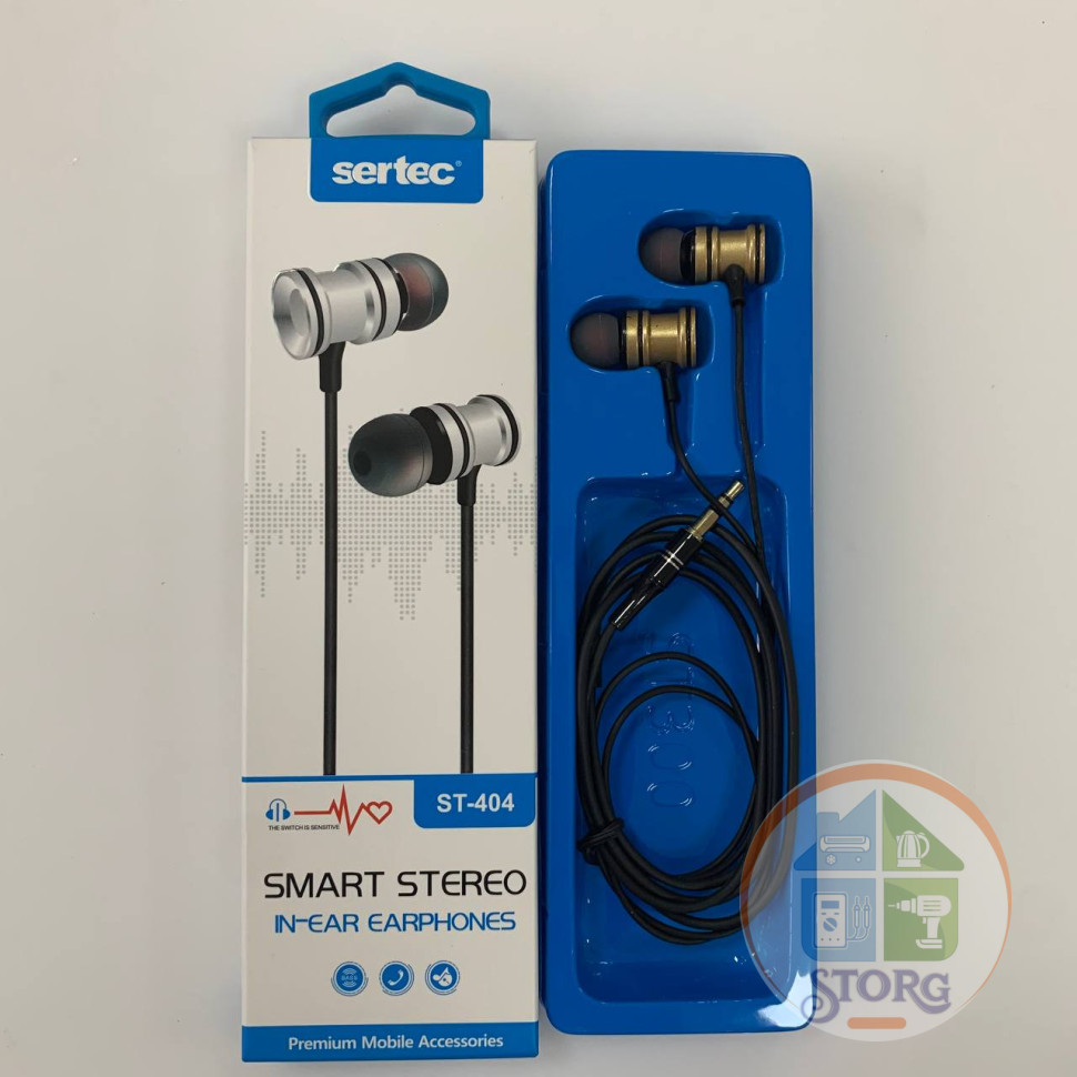 Вакуумные внутриканальные наушники SerteC ST-404 (red)