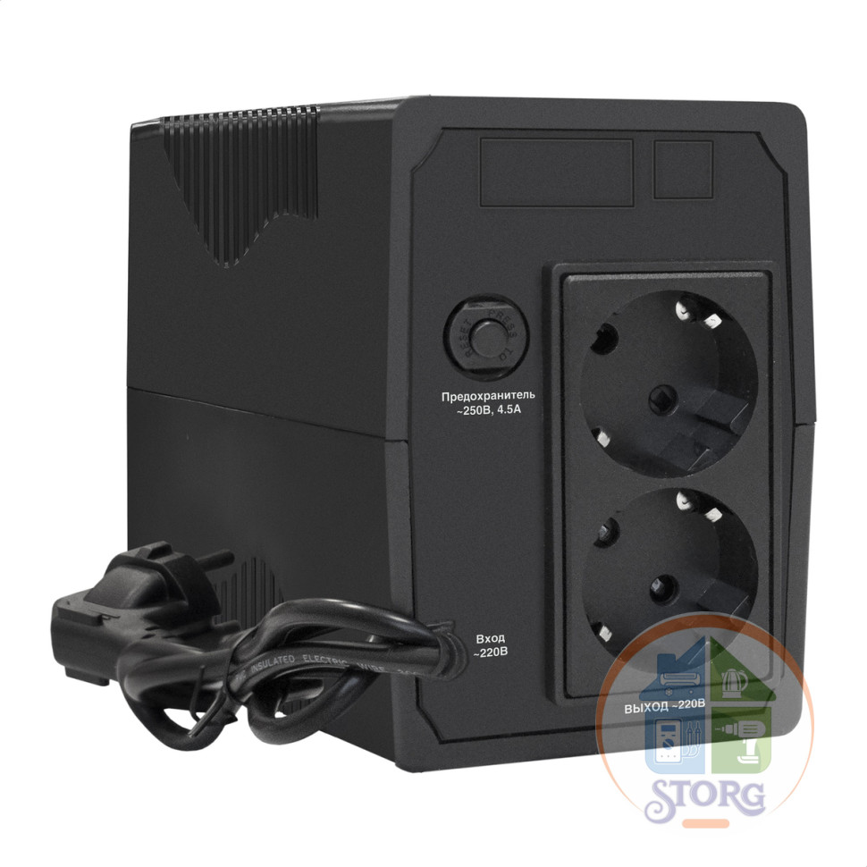 Источник бесперебойного питания ExeGate Power Back BNB-600<600VA (600VA/360W, 12 мес.гарантия)