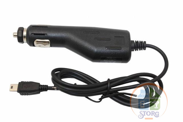 АЗУ S-TORG 5V2A MiniUSB 3.5 m (прямой-штекер) для навигатора/видеорегистартора
