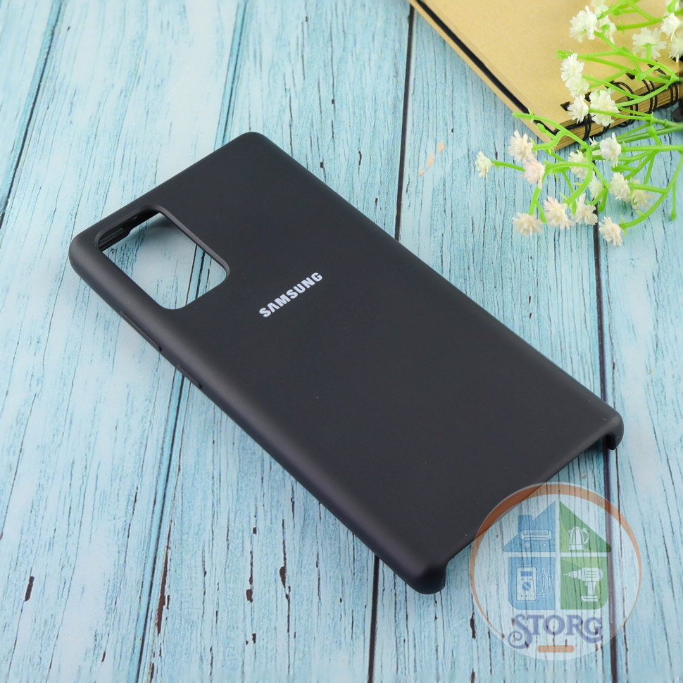 Чехол Silicone case для Samsung Galaxy Note 20/N980 Black (18)