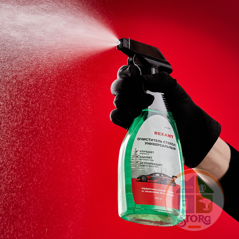 Очиститель стекол универсальный, 500мл, триггер REXANT Очиститель стекол универсальный, 500мл, триггер REXANT