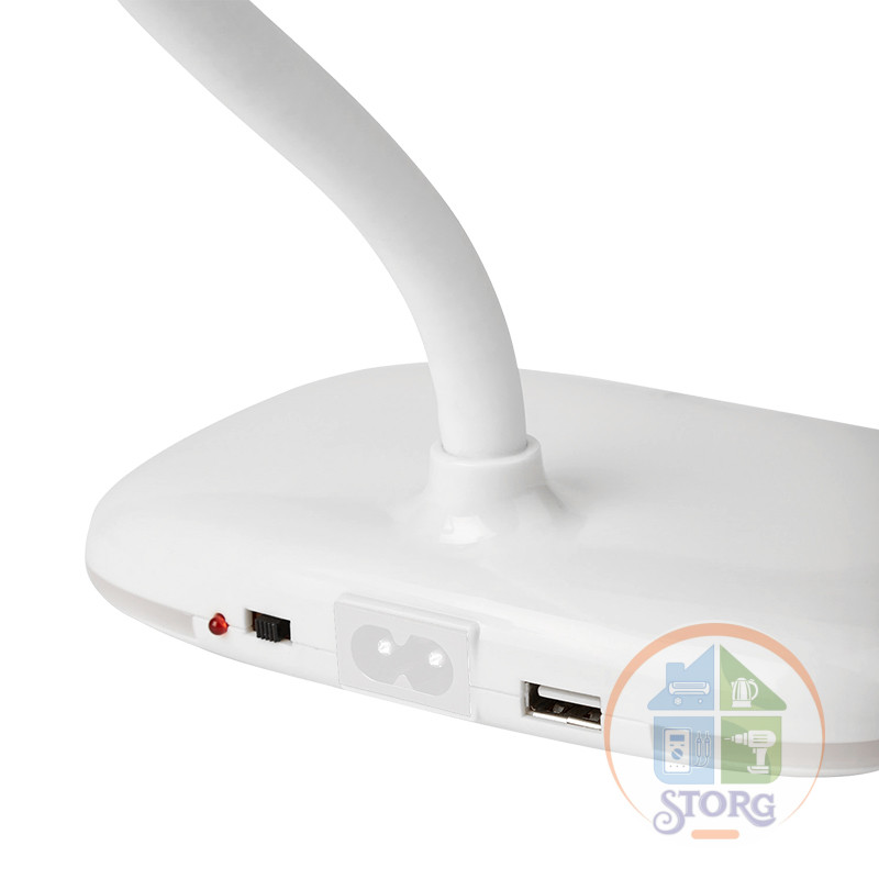 Светильник настольный REXANT Baoli с портом USB для зарядки гаджетов, вращение 360 градусов