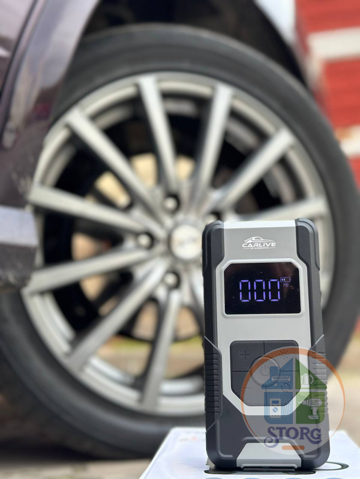 Автокомпрессор Портативный насос QB01 120W/150PSI/7500mAh