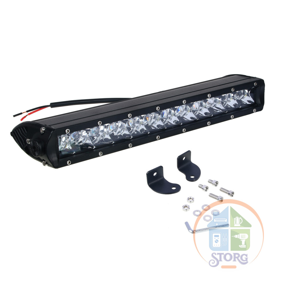 Фара светодиодная, балка, 60W (12 CREE), направленный свет, белый, NG