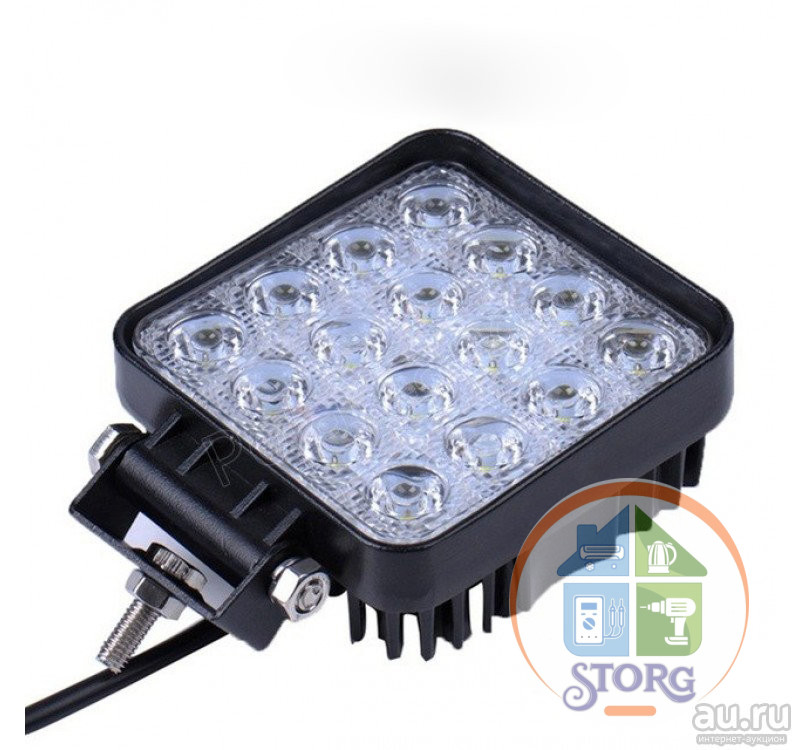 Фара светодиодная лампа универсальная (OFF ROAD) Takara 0148 48W