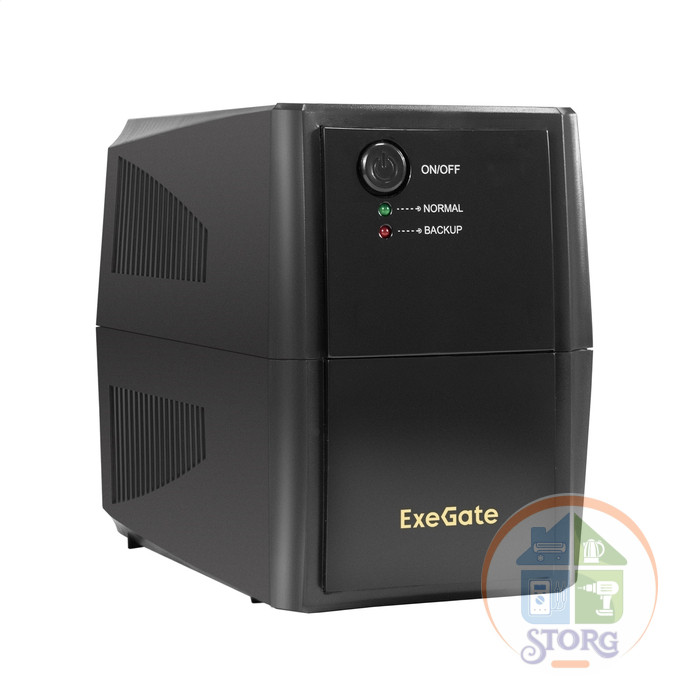 Источник бесперебойного питания ExeGate SpecialPro UNB-500.LED.AVR.2SH (500VA/300W, 12 мес.гарантия)