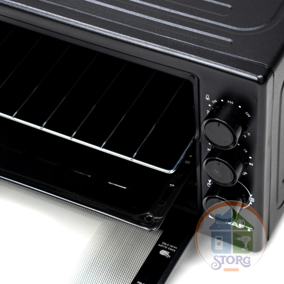 Духовой шкаф KRAFT KF-MO 3800 BL, черный, объем 38л, 1500Вт, нагр.до 320 °C Духовой шкаф KRAFT KF-MO 3800 BL, черный, объем 38л, 1500Вт, нагр.до 320 °C