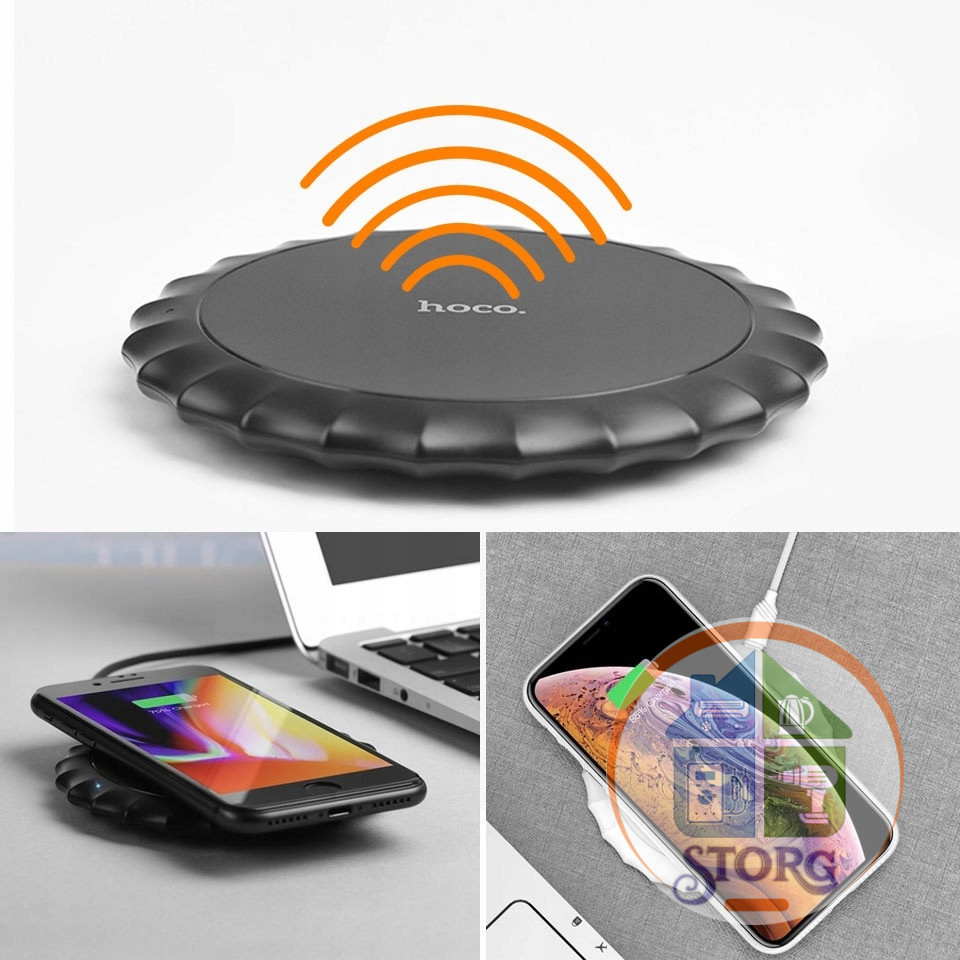 CЗУ Hoco CW6 Homey wireless charger (индукционное) (black)