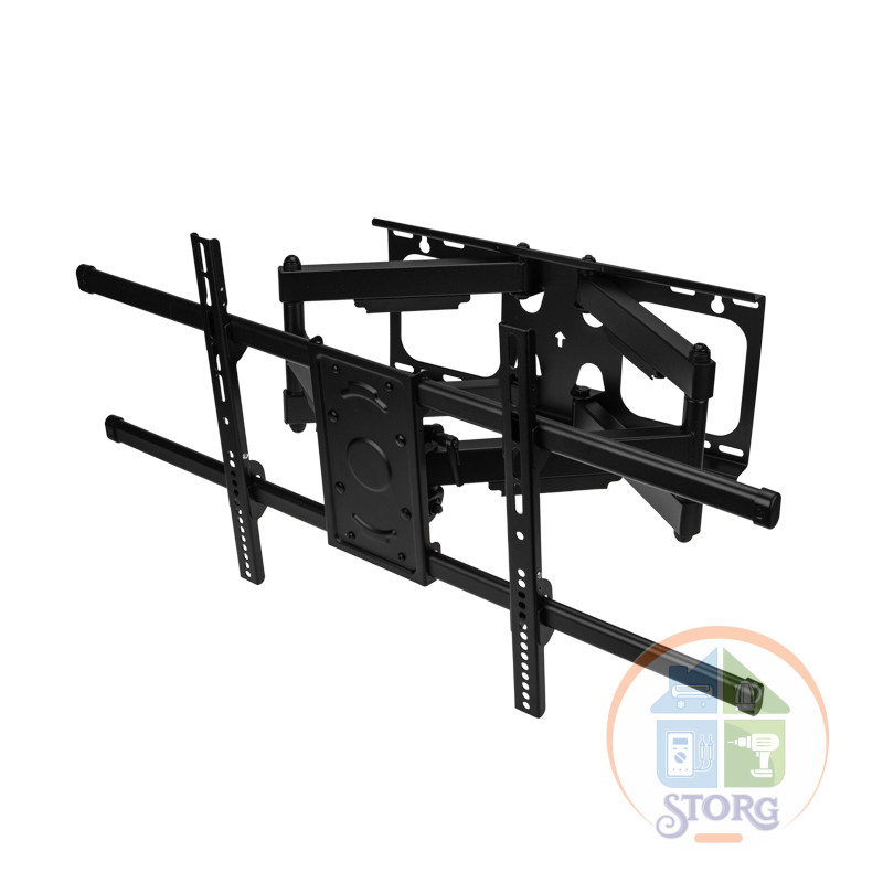Кронштейн для телевизора 37"-90", наклонно-поворотный, двойное колено, серия PROFI REXANT